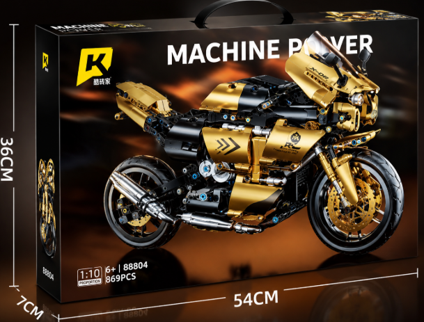 Đồ chơi lắp ráp mô hình moto thể thao tỉ lệ 1:10 Technic decoo lego lắp ghép xe đua racing phân khối lớn hà nội