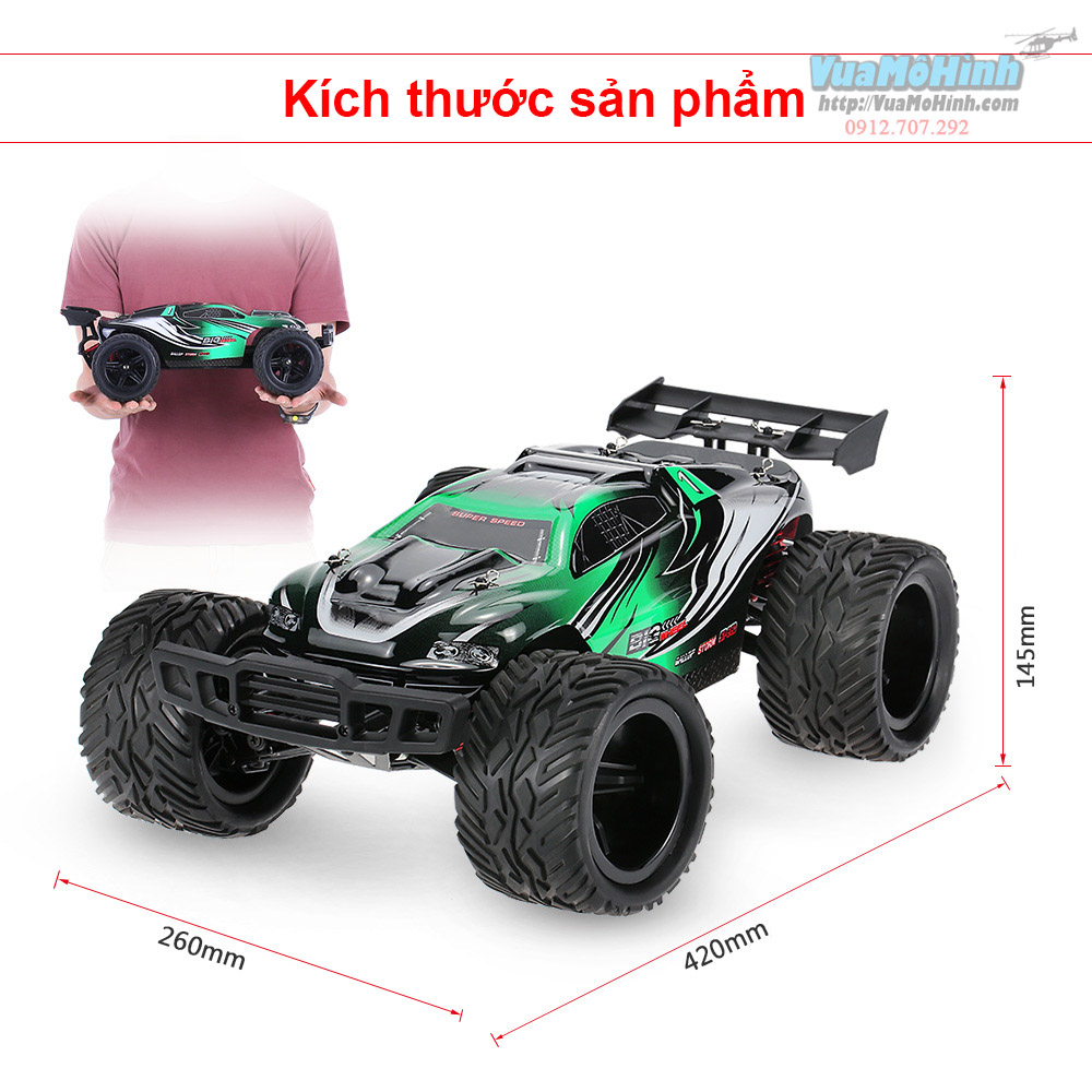 đồ chơi mô hình xe hơi bg1508 xe ô tô đua địa hình off road điều khiển từ xa 2 cầu chính hãng tốc độ cao