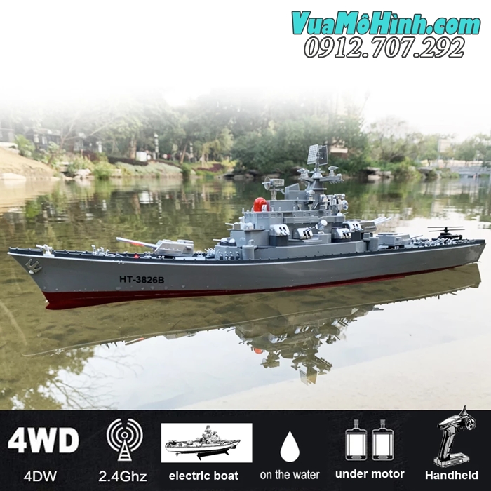 Mô hình thiết giáp hạm USS Iowa  WW2shop