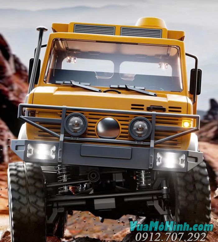 Xe địa hình điều khiển từ xa JJRC C8823 Unimog phiên bản cứu hộ tỉ lệ 1/18 