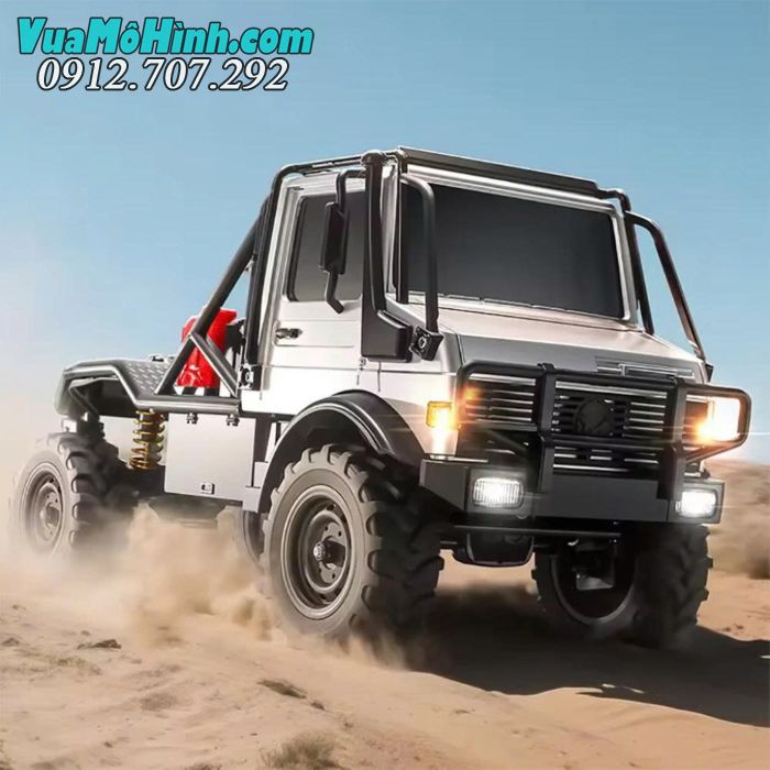 Xe địa hình điều khiển từ xa MN333 Unimog U4000 tỉ lệ 1/18