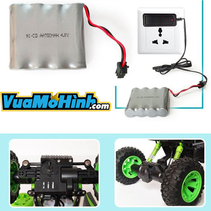 xe địa hình điều khiển từ xa rock crawler