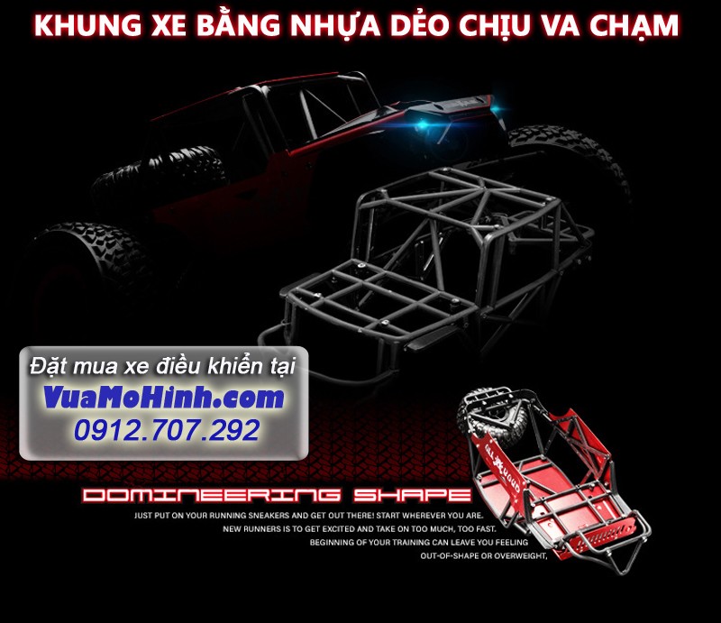 xe địa hình điều khiển từ xa rock crawler cỡ lớn