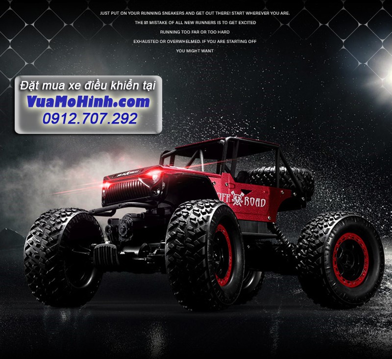 xe địa hình điều khiển từ xa rock crawler cỡ lớn