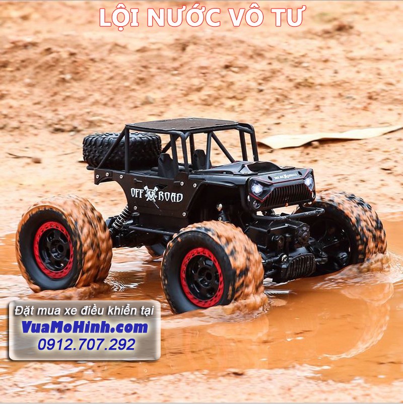 xe địa hình điều khiển từ xa rock crawler cỡ lớn