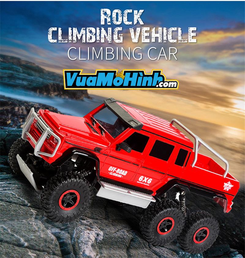 xe địa hình điều khiển từ xa rock defender