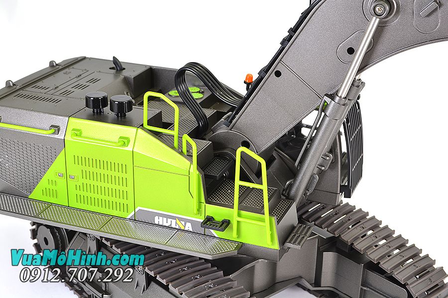 Mô hình xe xúc lật điều khiển từ xa Huina 1593 model 2025, phiên bản mới, gập sâu hơn, động cơ mạnh, chi tiết kim loại sắc nét