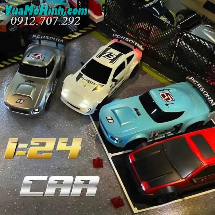 Xe điều khiển từ xa drift S811 S812 S813 / RC GTR tỷ lệ 1/24 2.4Ghz ,có đèn Led 