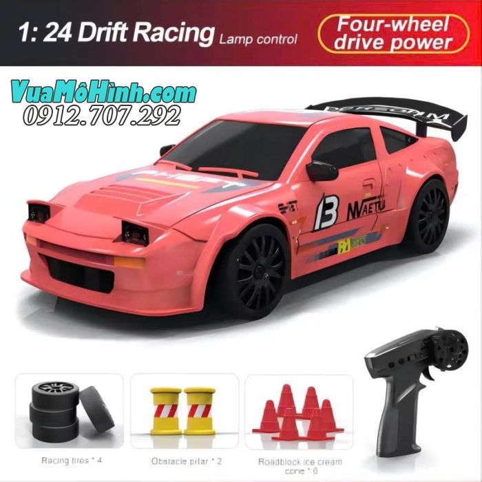 Xe điều khiển từ xa drift S811 S812 S813 / RC GTR tỷ lệ 1/24 2.4Ghz ,có đèn Led 