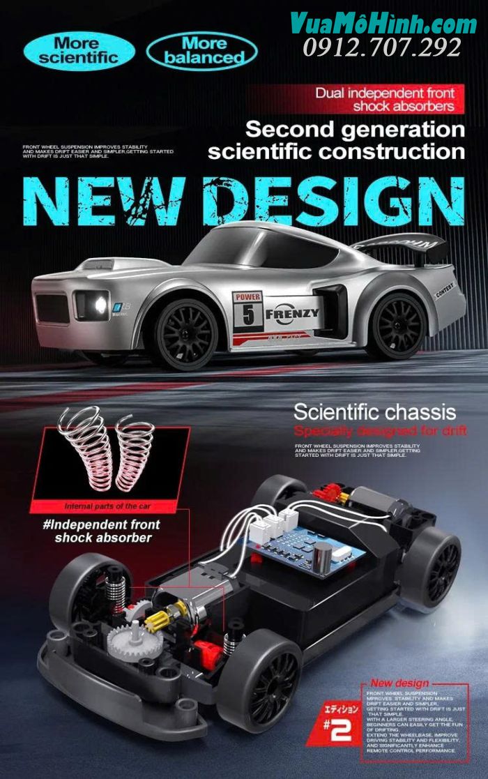 Xe điều khiển từ xa drift S811 S812 S813 / RC GTR tỷ lệ 1/24 2.4Ghz ,có đèn Led 
