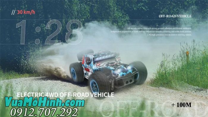 Xe điều khiển từ xa WLtoys 284161 1/28 4WD tốc độ 30km/h