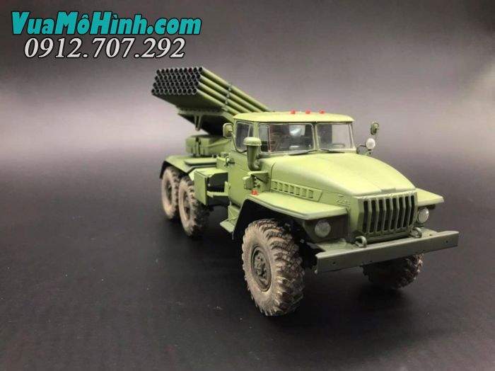 Xe điều khiển từ xa  pháo phản lực WPL BM21 6x6 mô phỏng BM-21 Grad – biểu tượng pháo binh Việt Nam, tỉ lệ 1/16, có đèn LED và chi tiết chân thực