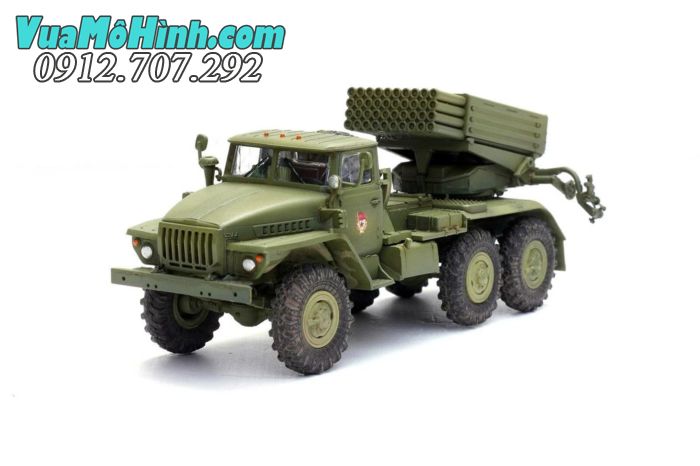 Xe điều khiển từ xa  pháo phản lực WPL BM21 6x6 mô phỏng BM-21 Grad – biểu tượng pháo binh Việt Nam, tỉ lệ 1/16, có đèn LED và chi tiết chân thực