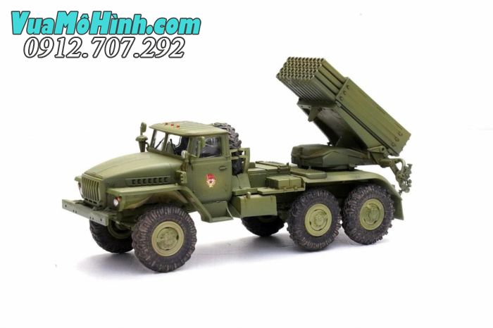 Xe điều khiển từ xa  pháo phản lực WPL BM21 6x6 mô phỏng BM-21 Grad – biểu tượng pháo binh Việt Nam, tỉ lệ 1/16, có đèn LED và chi tiết chân thực