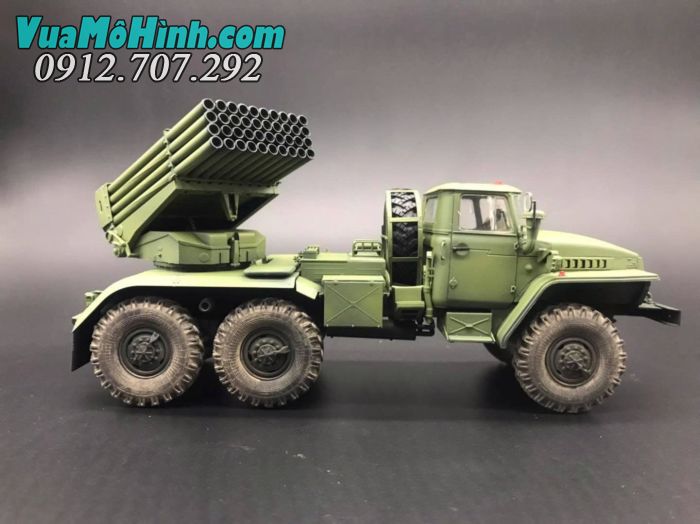 Xe điều khiển từ xa  pháo phản lực WPL BM21 6x6 mô phỏng BM-21 Grad – biểu tượng pháo binh Việt Nam, tỉ lệ 1/16, có đèn LED và chi tiết chân thực