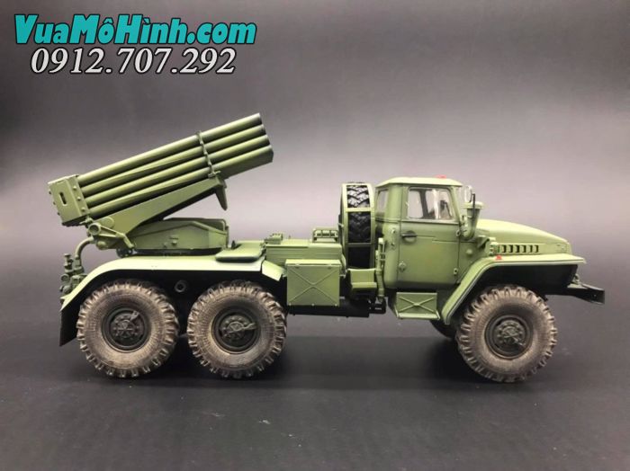 Xe điều khiển từ xa  pháo phản lực WPL BM21 6x6 mô phỏng BM-21 Grad – biểu tượng pháo binh Việt Nam, tỉ lệ 1/16, có đèn LED và chi tiết chân thực