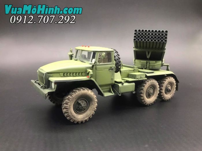 Xe điều khiển từ xa  pháo phản lực WPL BM21 6x6 mô phỏng BM-21 Grad – biểu tượng pháo binh Việt Nam, tỉ lệ 1/16, có đèn LED và chi tiết chân thực