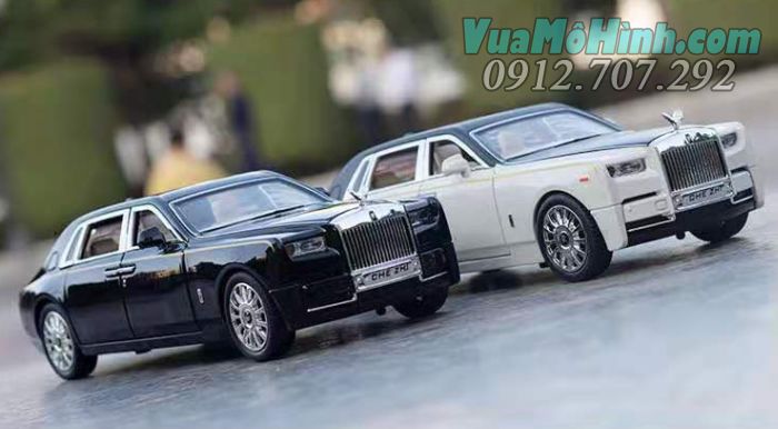 Mô hình siêu xe ô tô Rolls Royce Phantom tỉ lệ 1/24 chezhi