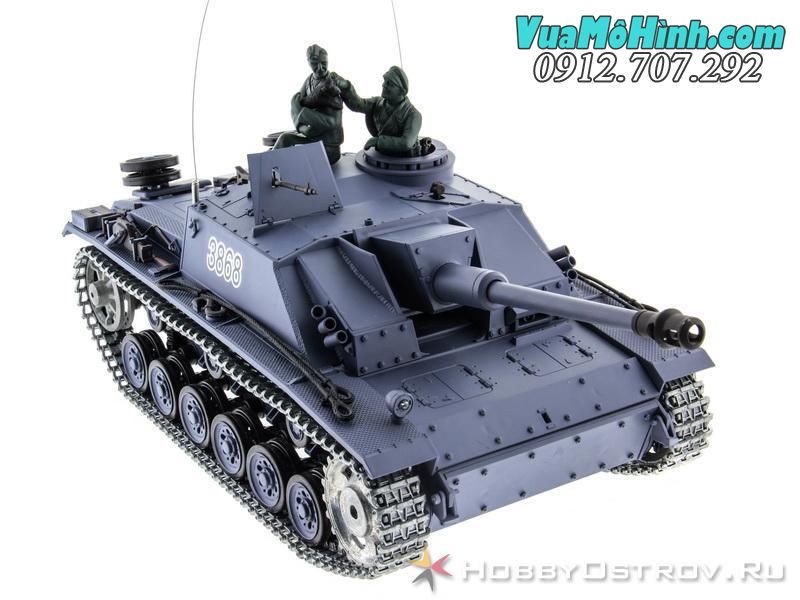 Xe tăng điều khiển từ xa Heng Long Stug 3 tỉ lệ 1/16, phiên bản PRO