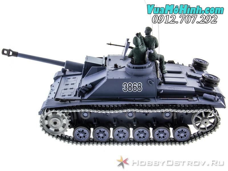 Xe tăng điều khiển từ xa Heng Long Stug 3 tỉ lệ 1/16, phiên bản PRO