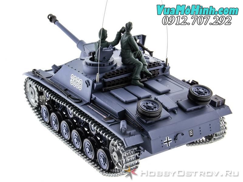 Xe tăng điều khiển từ xa Heng Long Stug 3 tỉ lệ 1/16, phiên bản PRO