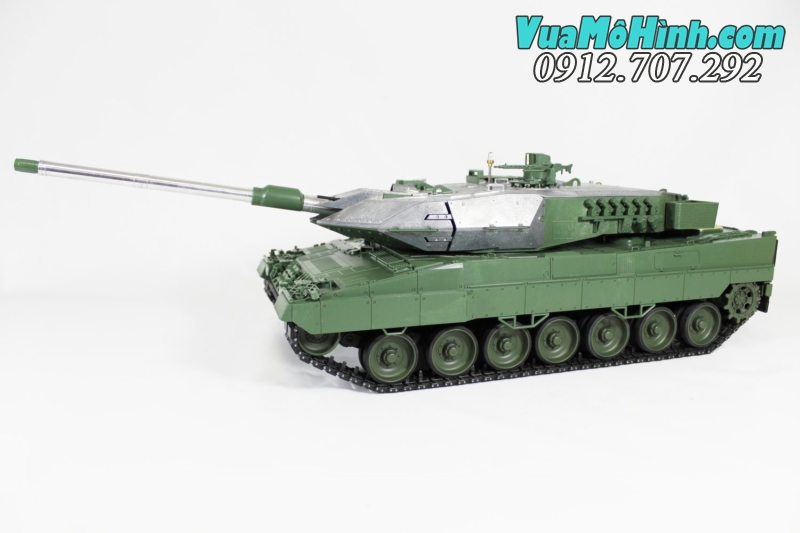 xe tăng điều khiển từ xa Leopard 2 A6 phiên bản phun kim loại
