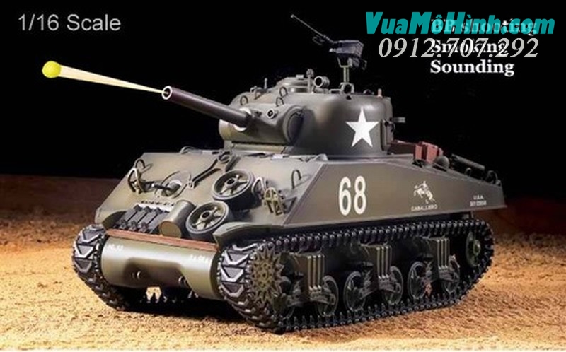 mô hình xe tăng quân sự điều khiển từ xa rc tank heng long m4a3 sherman 3898-1 phiên bản pro xích kim loại