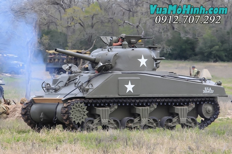 mô hình xe tăng quân sự điều khiển từ xa rc tank heng long m4a3 sherman 3898-1 phiên bản pro xích kim loại