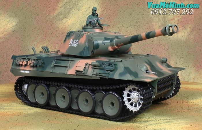 xe tăng mô hình điều khiển từ xa rc tank heng long german panther 3819 3819-1 xích nhựa