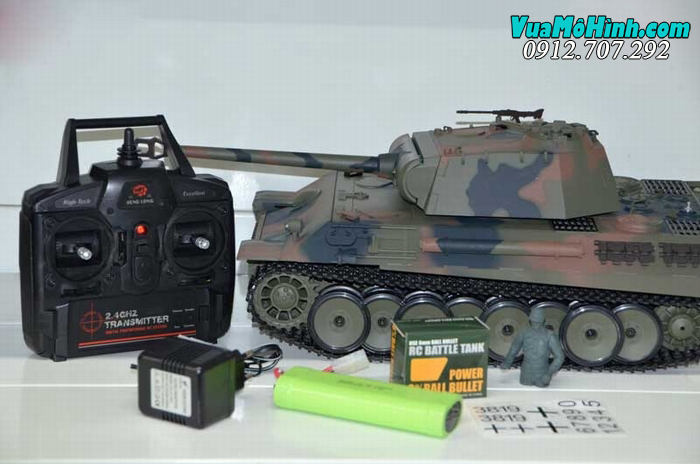 xe tăng mô hình điều khiển từ xa rc tank heng long german panther 3819 3819-1 xích nhựa