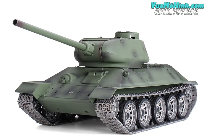 xe tăng mô hình điều khiển từ xa rc tank heng long russian t34 t-34 85 3909 3909-1 pro xích kim loại