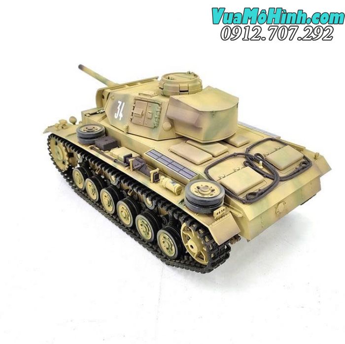 Xe tăng điều khiển từ xa Coolbank 3848-1 Panzer III Type L RC Tank 1/16