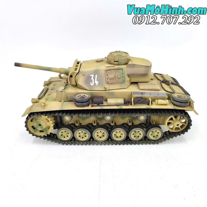 Xe tăng điều khiển từ xa Coolbank 3848-1 Panzer III Type L RC Tank 1/16