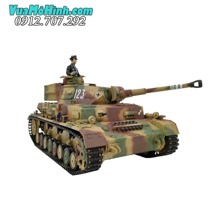 Cool Bank 3859-1 Panzer IV F2 1/16 RC Tank mô hình xe tăng Đức