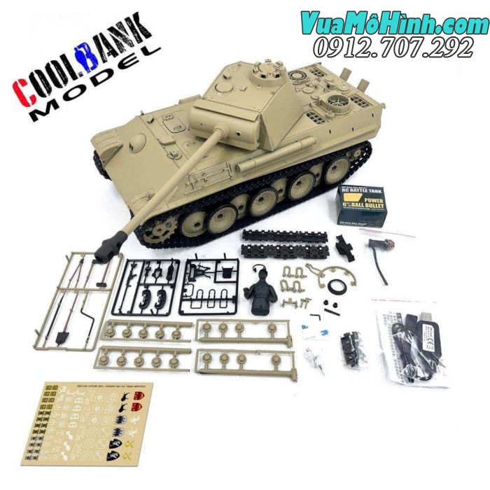 Xe tăng điều khiển từ xa Coolbank 3879-1 German Panther V