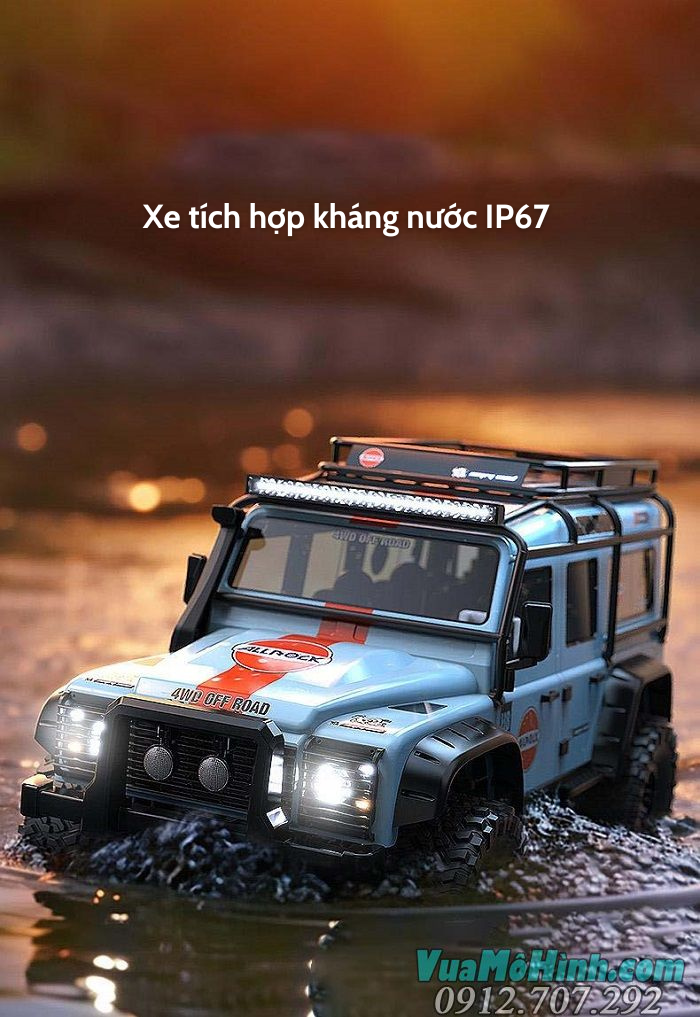 Mô hình xe địa hình điều khiển từ xa MJX H8H ALLRock tỉ lệ 1/8 bản RTR