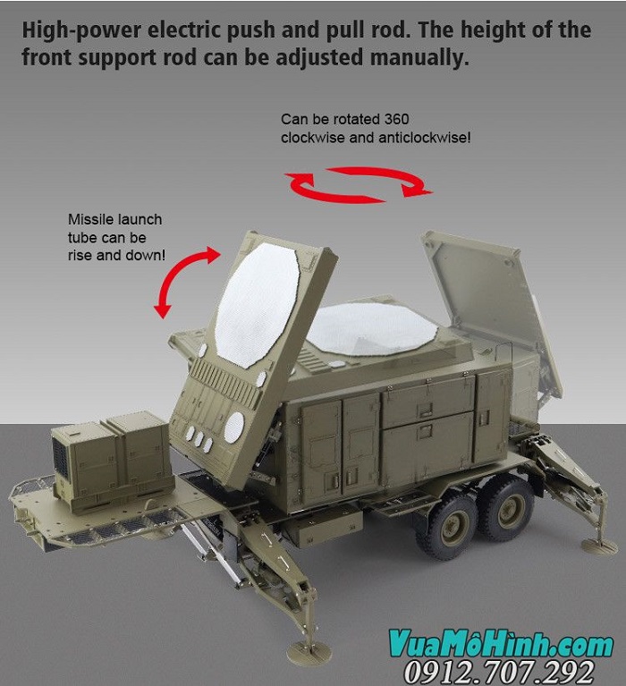 Mô hình điều khiển từ xa trạm RADAR HGP804 tỉ lệ 112