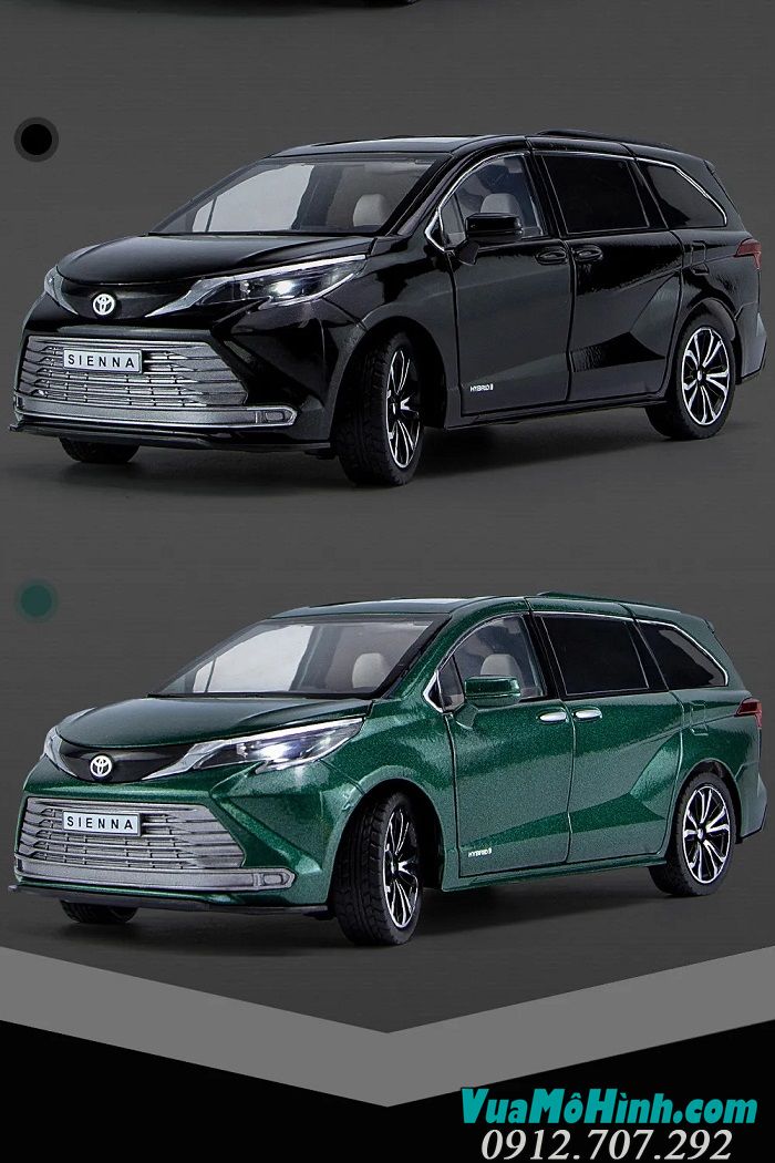 Mô hình xe ô tô Toyota Sienna 2022 tỉ lệ 1/24