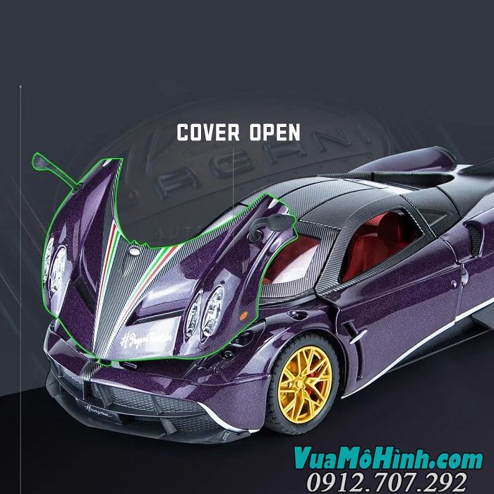 Mô hình xe Pagani Huayra Dinastia tỉ lệ 1/24 hãng Chezhi