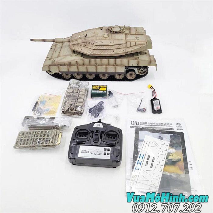 Xe tăng điều khiển từ xa Heng Long Merkava MK IV tỉ lệ 1/16