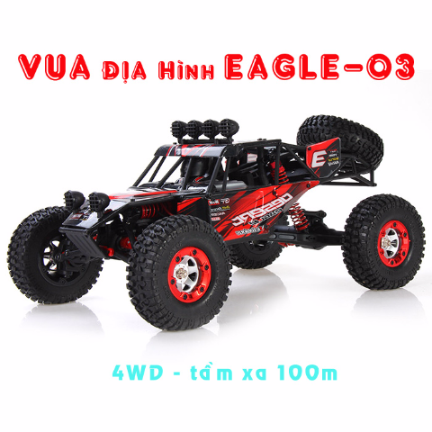 Eagle 3 Mô Hình Xe Đua Off Road - Ô Tô Địa Hình Điều Khiển Từ Xa