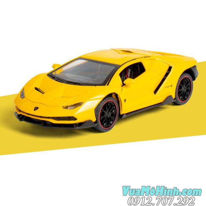 Mô hình tĩnh xe ô tô Lamborghini Centenario LP770-4 tỉ lệ 1:24 hợp kim