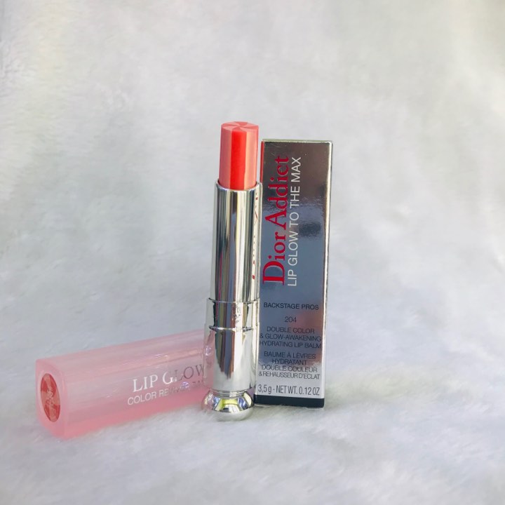 Son dưỡng DIOR 204 Coral  Lip Glow To The Max  Cam San Hô 