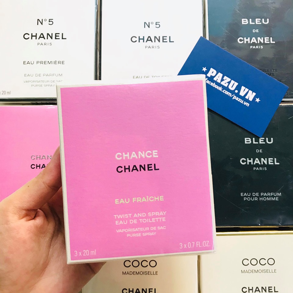Set Chanel Chance Eau Fraiche EDT (3 x 20 ml) Set Chanel Chance Eau Fraiche EDT (3 x 20 ml)