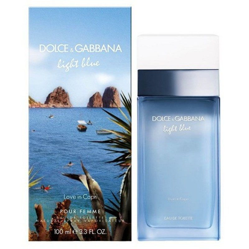 Dolce & Gabbana Light Blue Love In Capri For Women 100ml Eau De Toilet -  