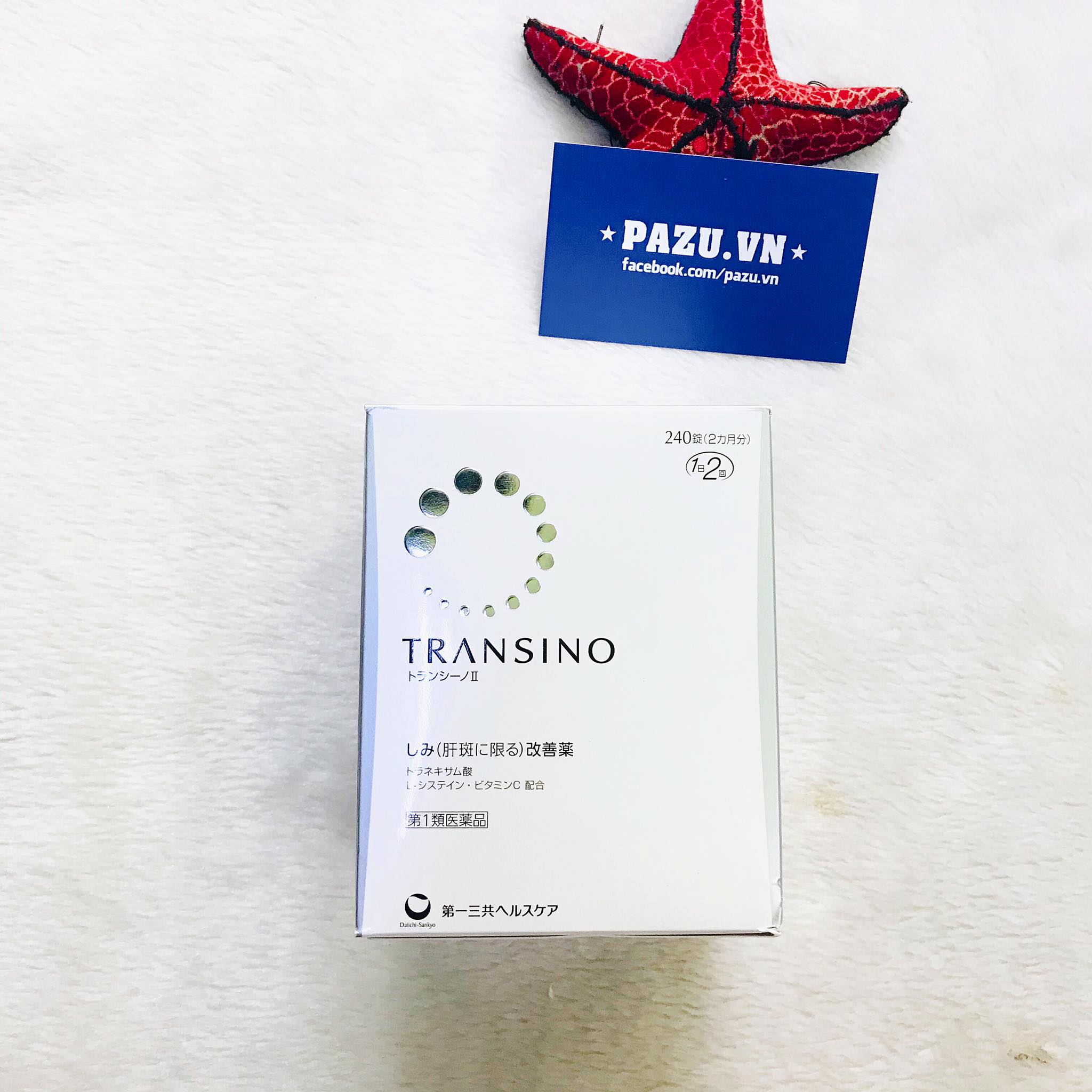 Viên uống trị nám tàn nhang Transino - Pazu.vn