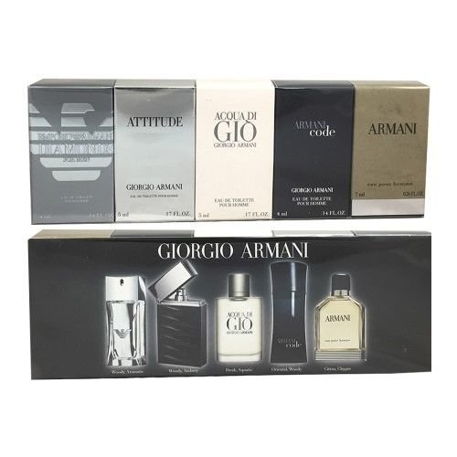 set nước hoa Gift Set Giorgio Armani Mini For Men 5pcs –