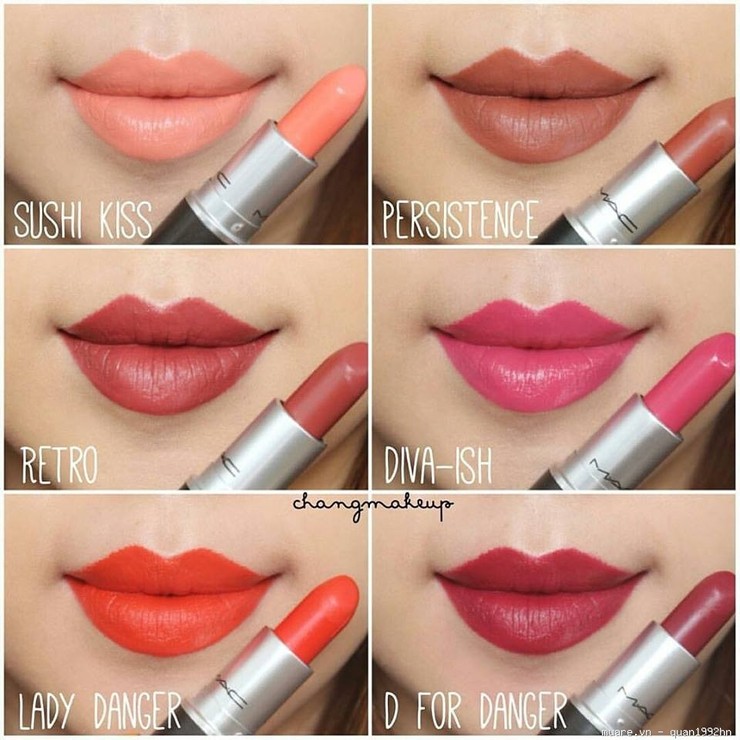 Son kem MAC bảng màu có gì hot? MAC Powder Kiss Liquid Lipcolour |  websosanh.vn