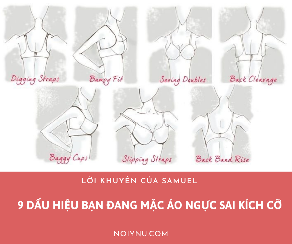 9 DẤU HIỆU BẠN ĐANG MẶC ÁO NGỰC SAI KÍCH CỠ