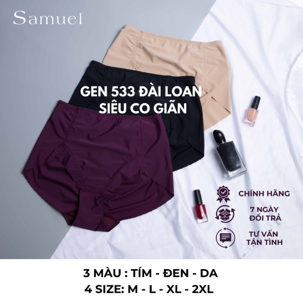 Quần Gen Su Đài Loan 533 Lưng Cao Ngang Rốn Ôm bụng dưới rốn săn mông định hình body